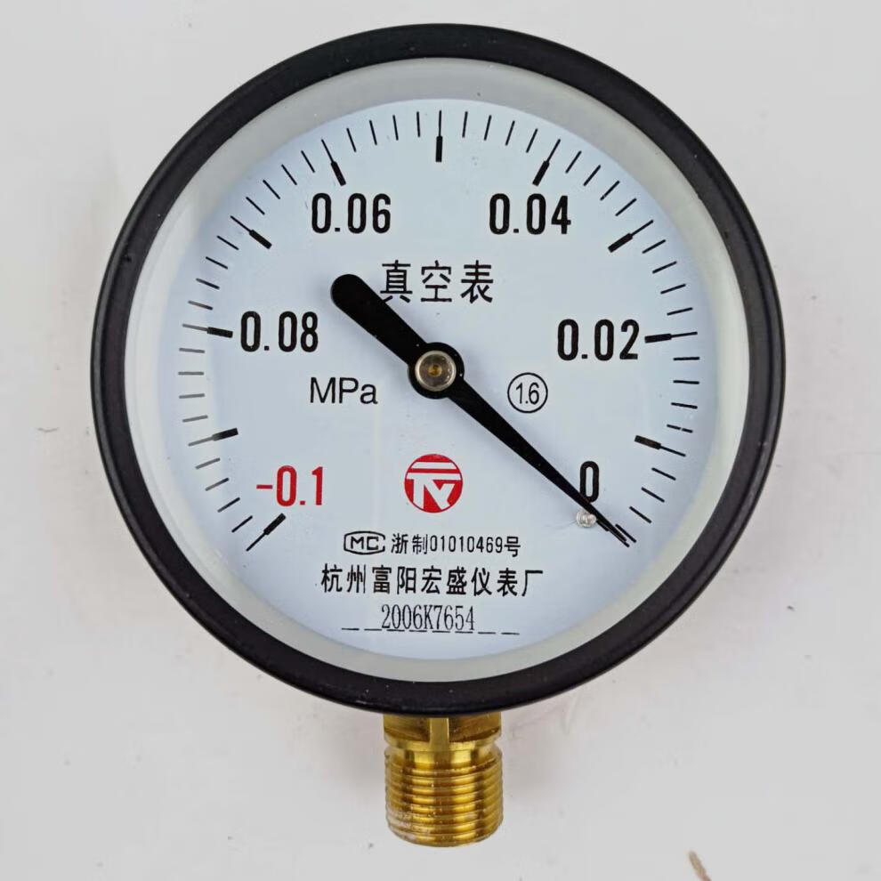 杭州富阳压力表y100z 1.