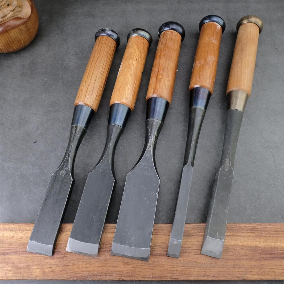 吉禹定制重凿叩凿半叩全叩阔凿榫卯凿孤品老库存手打木工凿子精作948