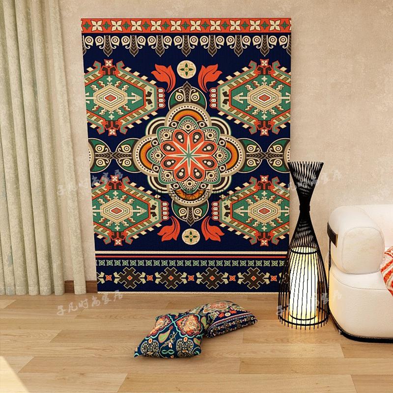 土耳其挂毯民族风藏式图腾客厅波西米亚土耳其风卧室床边毯餐桌地垫