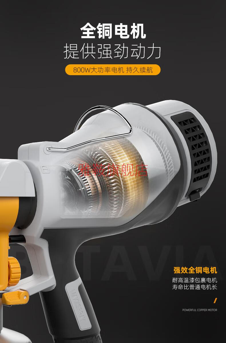 电动喷漆枪小型家用喷涂机乳胶漆大功率油漆喷枪墙面喷漆神器650w塑料