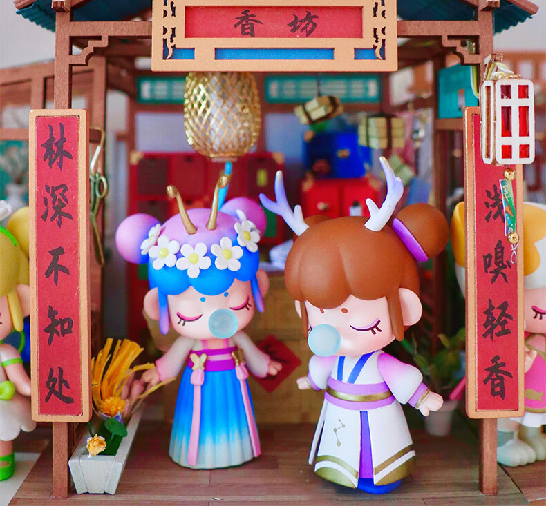 盲盒一套全套囡茜林深不知处整套确认款狐仙抖音少女心祖国版隐藏狐仙