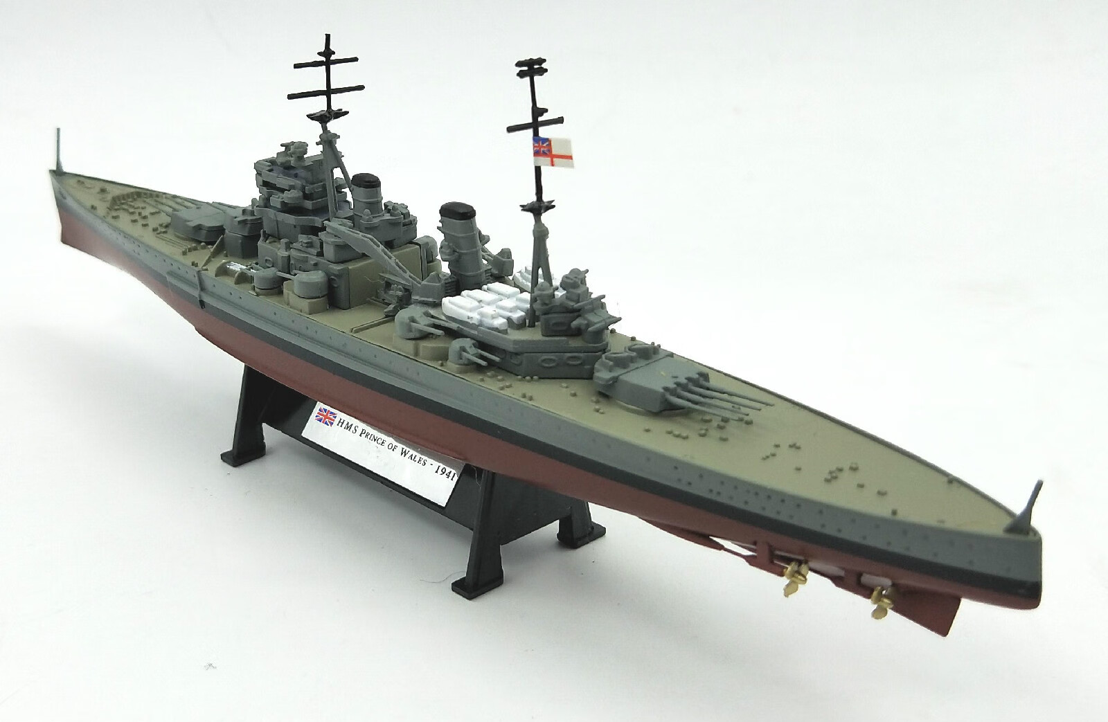 军舰模型1:1000二战巡洋战列舰胡德密苏里武藏衣阿华仿真静态成品送人