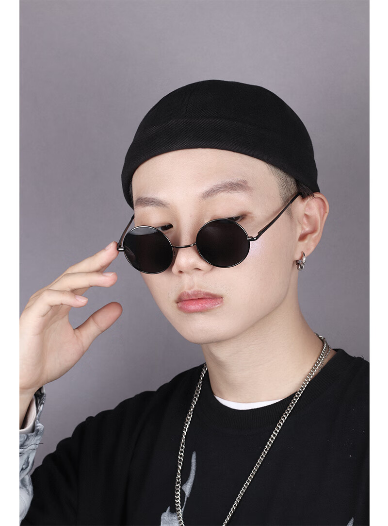 沪特斯支持国货现货帽子男潮薄款韩版嘻哈流氓帽无檐瓜皮帽夏季男士