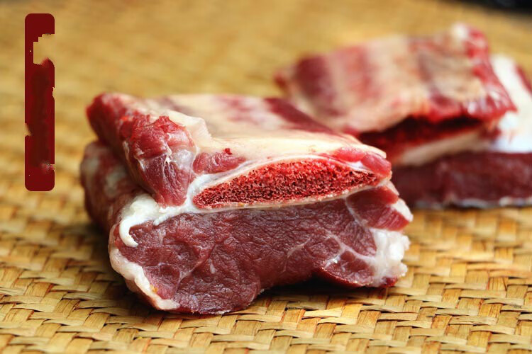 fghgh安徽黄牛肋条新鲜牛肋排带骨牛排牛腹肉条牛腩条2斤