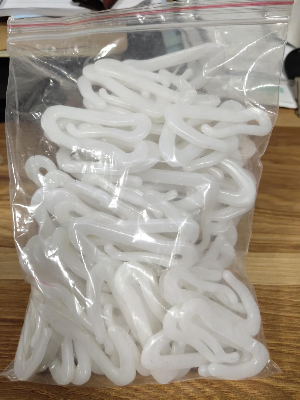 棚头勾水果蔬菜大棚棚头套固定塑件塑料勾白色塑料挂钩挂扣聚碳50个