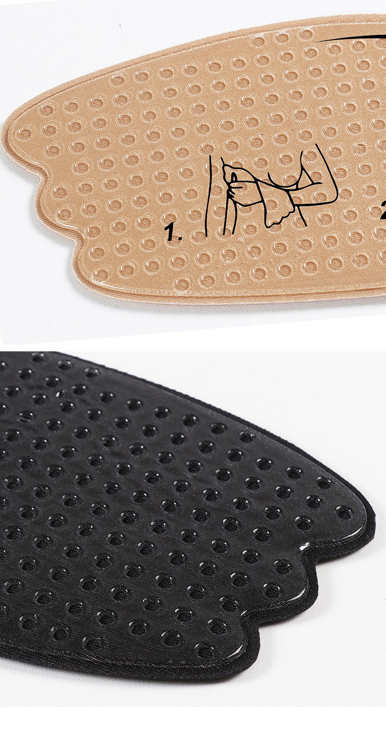 硅胶文胸贴女婚纱礼服用聚拢胸罩防滑上托乳贴一片式隐形薄款内衣布面