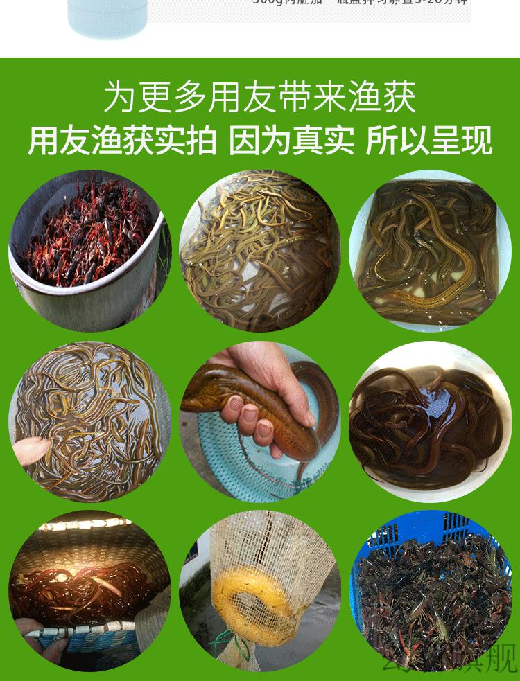 黄鳝诱饵黄鳝药姜太公鱼饵黄鳝宝虾宝黄鳝王黄鳝药龙虾药龙虾诱饵捕