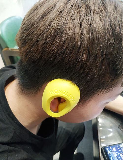 恋依小铺耳罩耳包美发耳套工具硅胶耳套发廊烫发染发焗油发膜护理用软