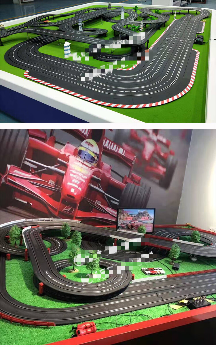 四驱赛车跑道大型游乐场室内儿童四驱轨道赛车电动遥控大型商场用跑道