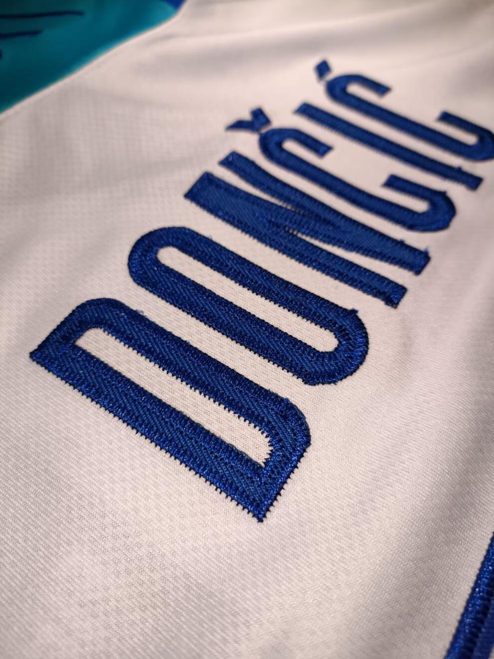 元族皇马卢卡东契奇球衣7号欧洲联赛doncic 复古刺绣国家队篮球服 深