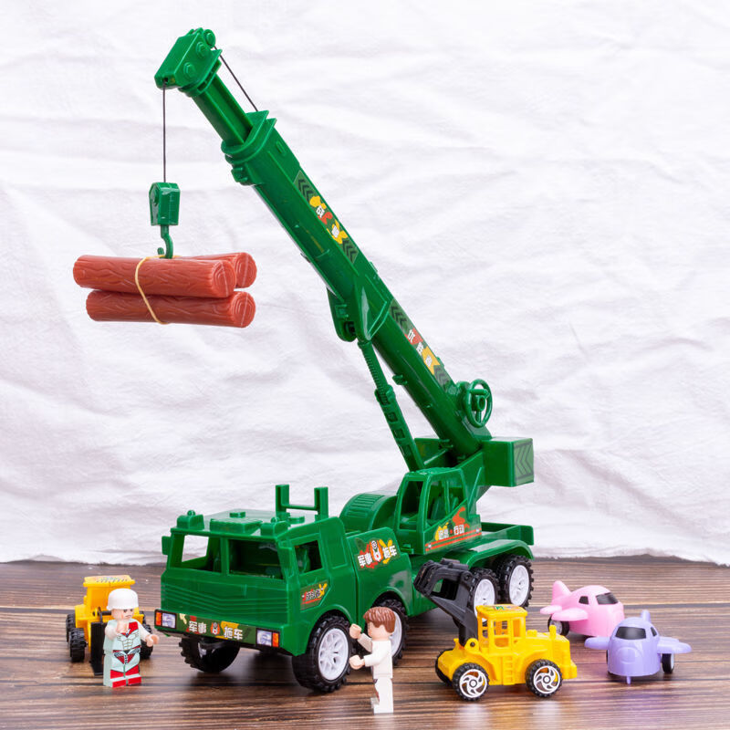 迪士尼(disney)大号惯性吊车 儿童玩具 男孩子宝宝工程车小孩子军事吊