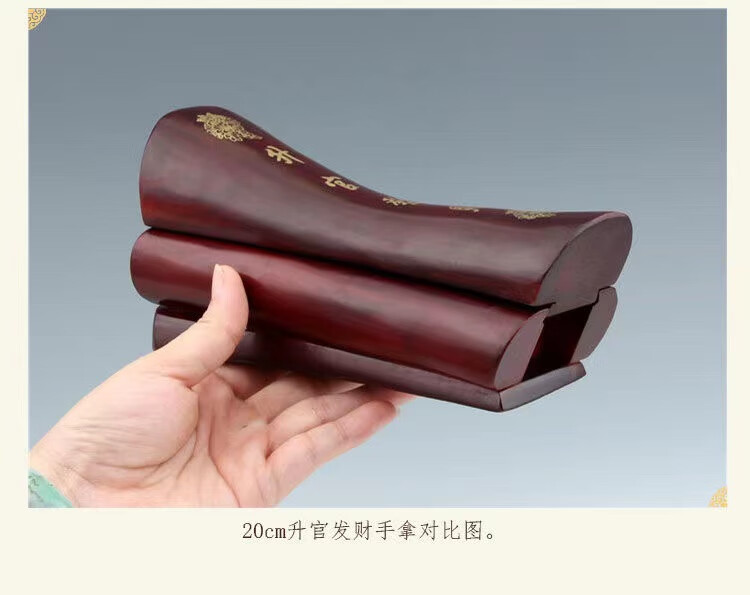 棺材摆件红木小棺材越南红木紫檀升官发财特色手工艺品楠木雕刻把件小