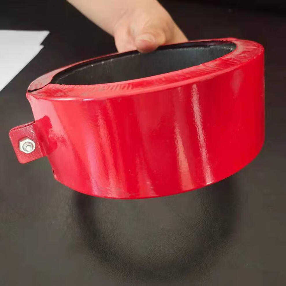 110阻火圈 带螺丝阻火圈 塑料管道阻火圈 红色四角阻火圈规格全谦设