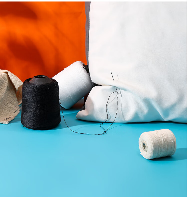 缝纫机线家用大卷缝衣服线针线手缝小卷宝塔线粗线团缝被子线棉线涤棉