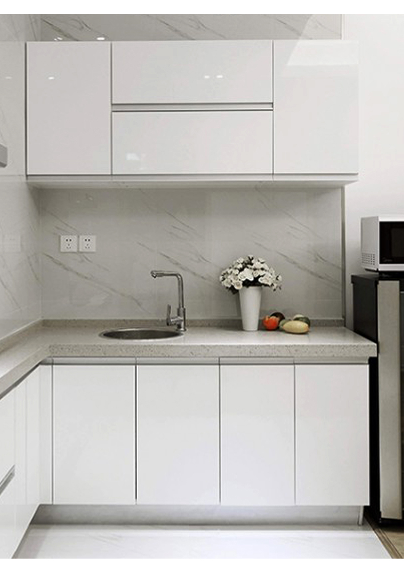 可狄kedi铝合金橱柜踢脚板黑色厨房踢脚线地脚线橱柜围板厨柜底部挡水