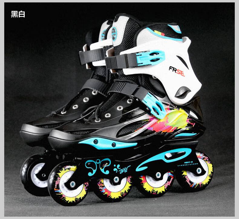 费斯轮滑鞋费斯fs轮滑鞋成人男女旱冰鞋大学生社团专业平花鞋直排轮