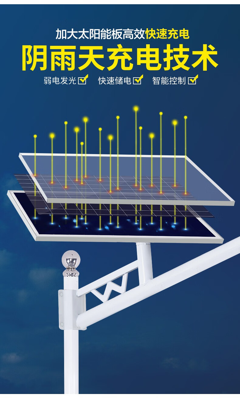 太阳能灯100w欧普照明图片