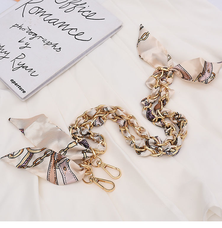 喻小熊缠包包带的丝巾100cm包丝巾链条配件长度单肩包带长度斜挎包带