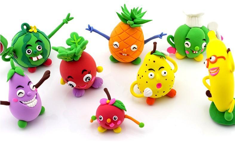 树脂粘土超轻粘土500g24色套装儿童手工diy彩泥大包橡皮泥纸黏土玩具