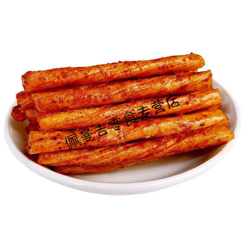 鸡排辣条 俏嘴巴辣条素牛筋豆筋辣片网红零食加洲鸡排味面筋麻辣面
