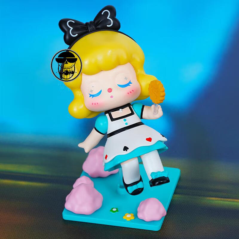 magi麦琪爱丽丝梦游仙境盲盒人偶可爱少女潮玩公仔娃摆件礼物3个盲盒