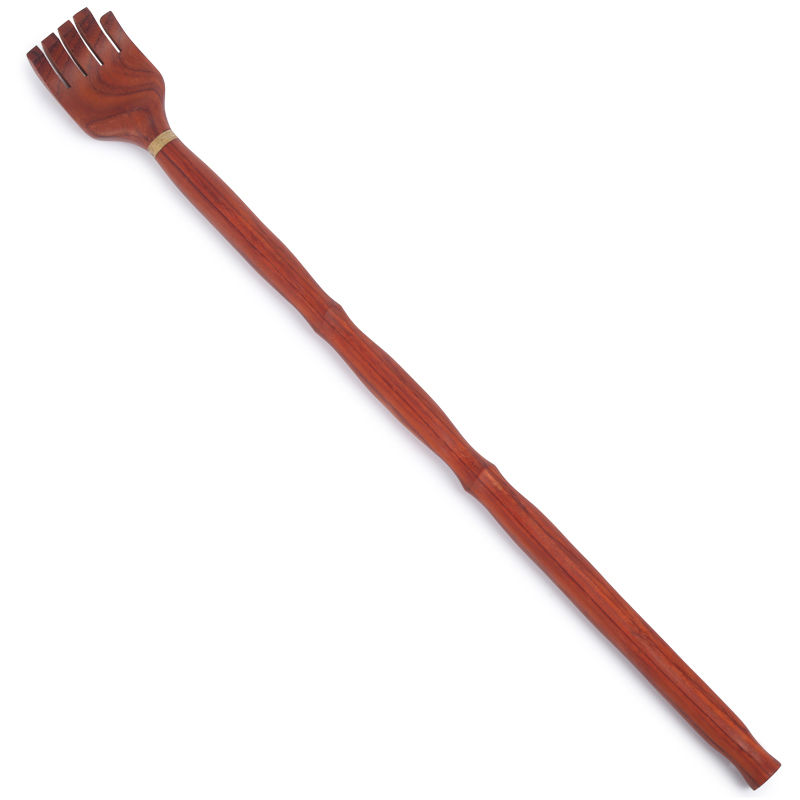 痒痒挠红木不求人老头乐实木挠痒器抓痒器家用爬背器便携式 鸡翅木手