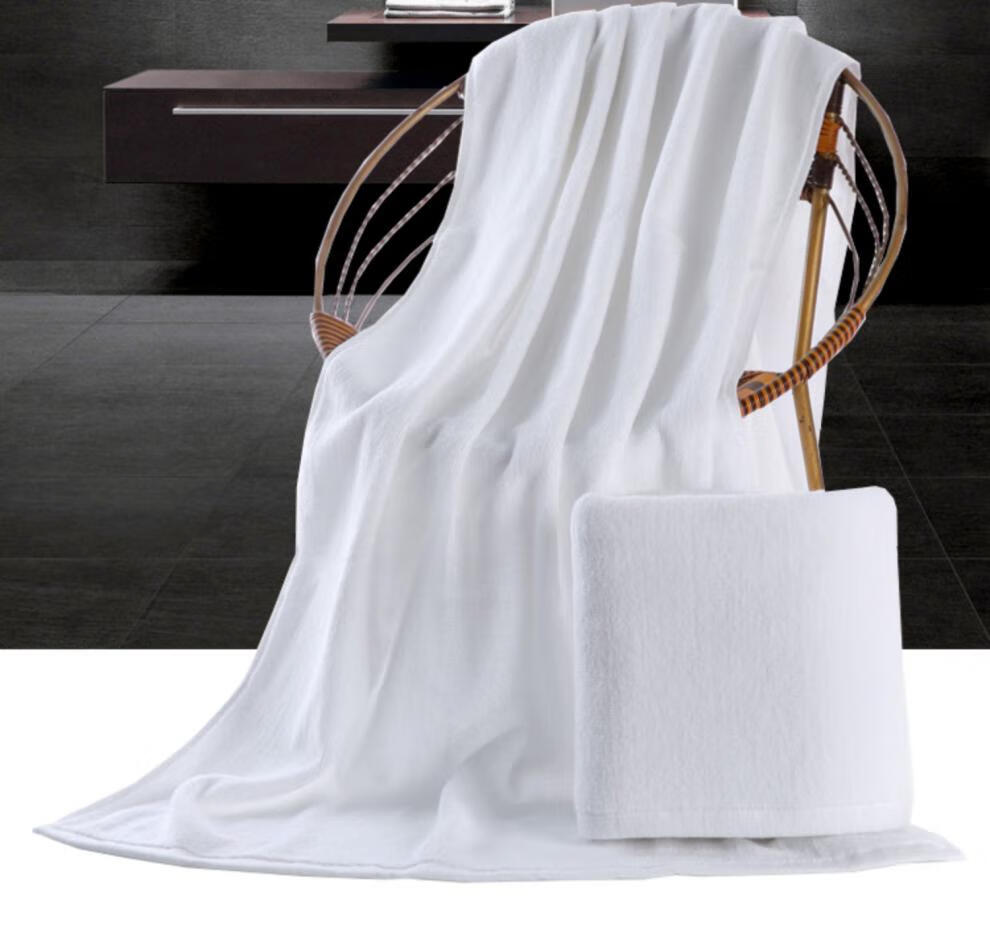 酒店浴巾酒店星级浴巾加厚酒店浴巾纯白色酒店浴巾民宿宾馆美容院白色