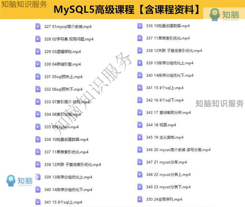 12，MySQL8.0眡頻教程sql索引優化底層原理源碼分析數據架搆優化培訓資料