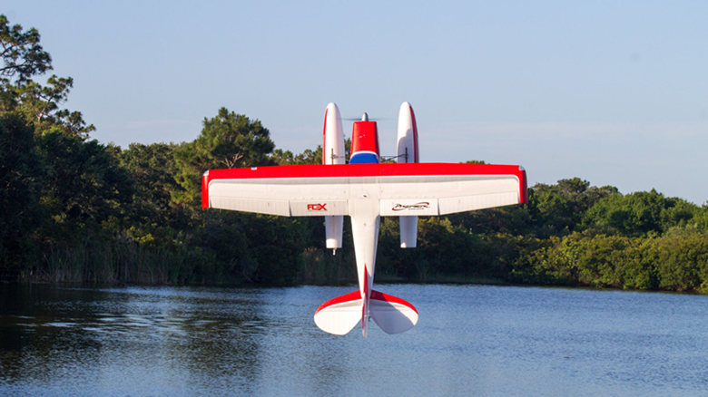 2米航模赛塞斯纳170滑翔机冲浪大型水上电动遥控玩具 1电版全套到手飞