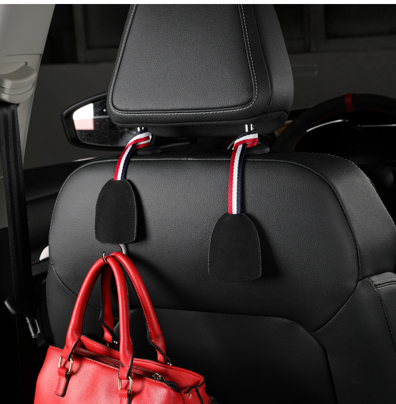 汽车用挂钩隐藏式车载挂钩车内多功能座椅背挂钩车内用品翻毛皮挂钩