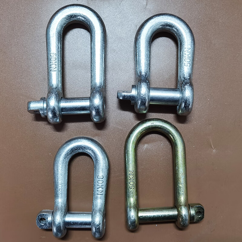 电力专用卸扣卡环加长加宽电力卸扣u型环直型加长卸扣高强度卡扣 电力