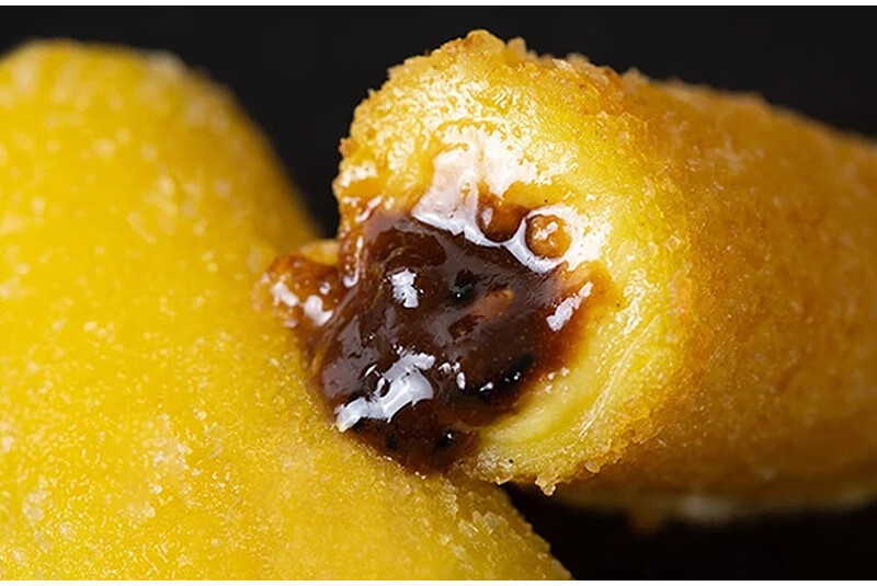 大黄米爆浆糍粑红糖馅糯米糍年糕速冻食品油炸点心火锅店小吃糕点