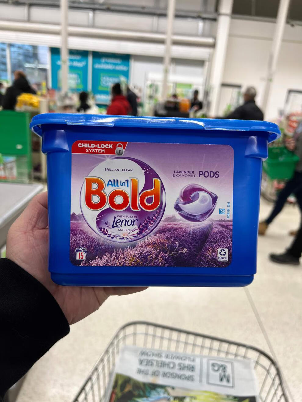 bold洗衣凝珠英国进口bold三合一洗衣球凝珠洗衣液胶囊薰衣草香型宝洁