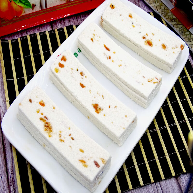 潮汕特产汕头书册糕 龙湖炖糕 云片薄荷糕芝麻糕中秋传统手工糕点