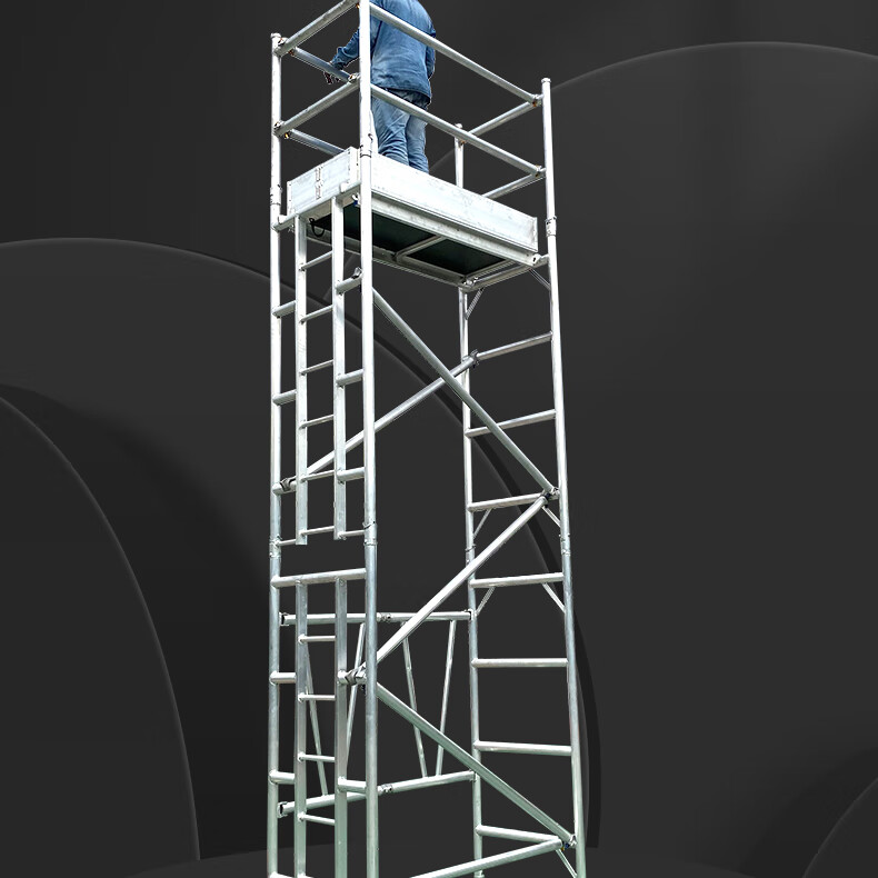 脚手架子可折叠钢管马凳折叠梯子家用快装微小型折叠铝合金工程手脚架