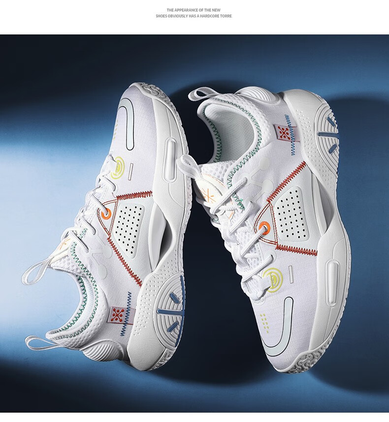 音速9初高中学生透气防滑实战运动鞋耐磨男士休闲鞋子全城9v2兰紫40