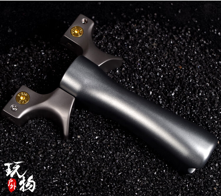 崛适高端钛合金弹弓竞技比赛传奇2020快压扁皮弹弓tc21免绑夹片高精准