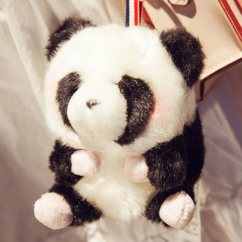 同福茂(cpoo)钥匙挂件毛绒包包扣猪小屁书包挂坠小ins网红吊饰可爱小