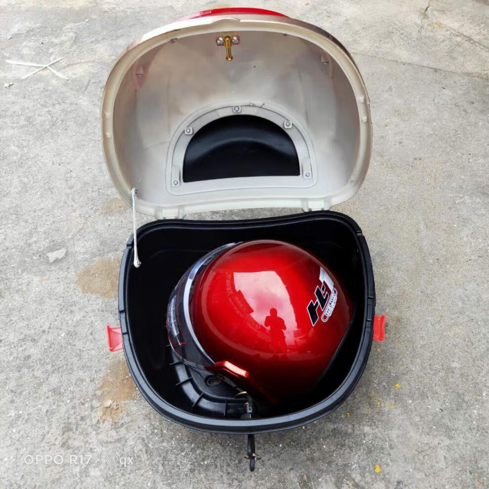 电动车摩托车尾箱后备箱大号尾箱电瓶车尾箱加厚储物箱通用尾箱摩托车