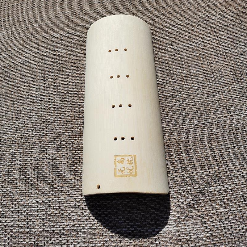 颈椎枕头竹枕脊椎u型脖子成人颈肩牵引颈枕 中颈枕 枕套-竹枕30*6cm