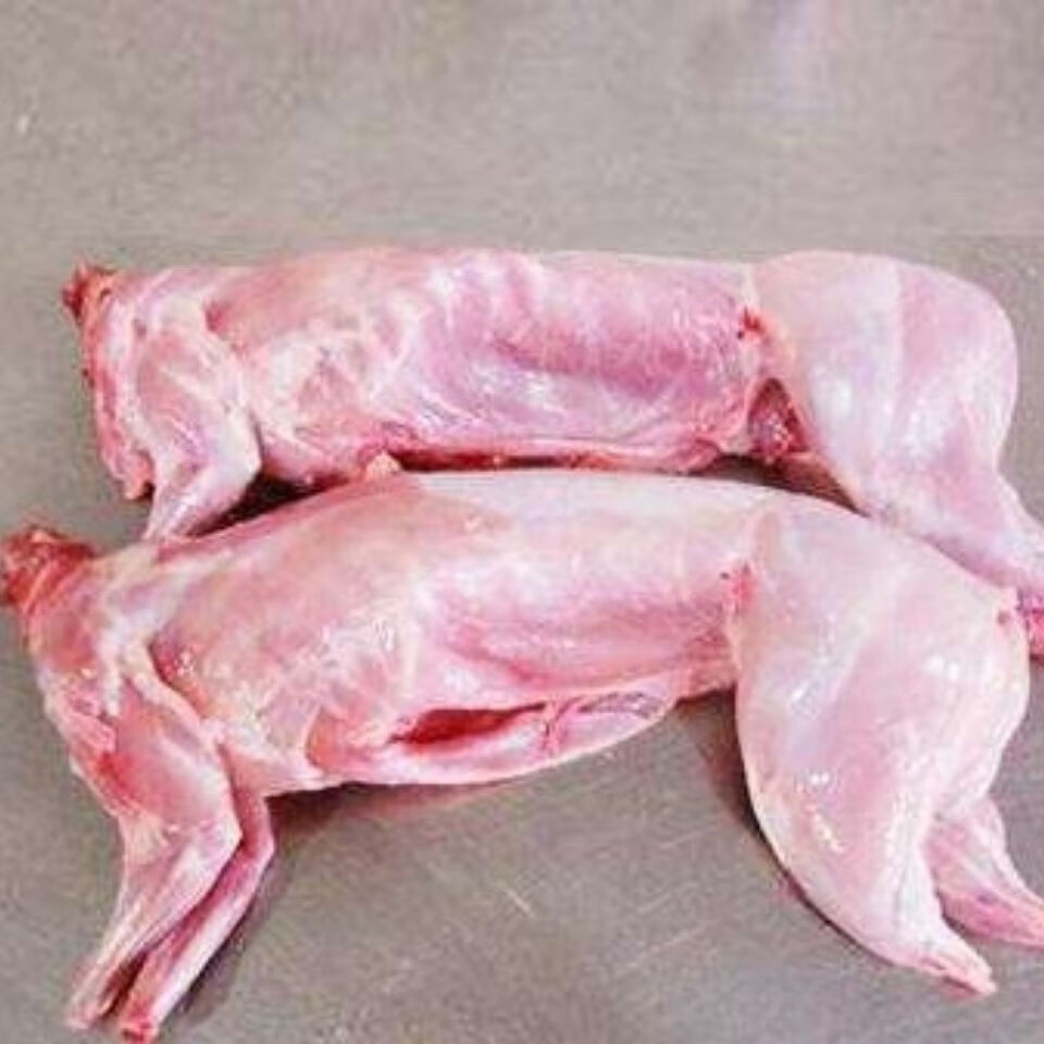 新鲜兔肉整只现杀兔子肉冷冻白条去头不去头的23斤左右带头肝23斤左右