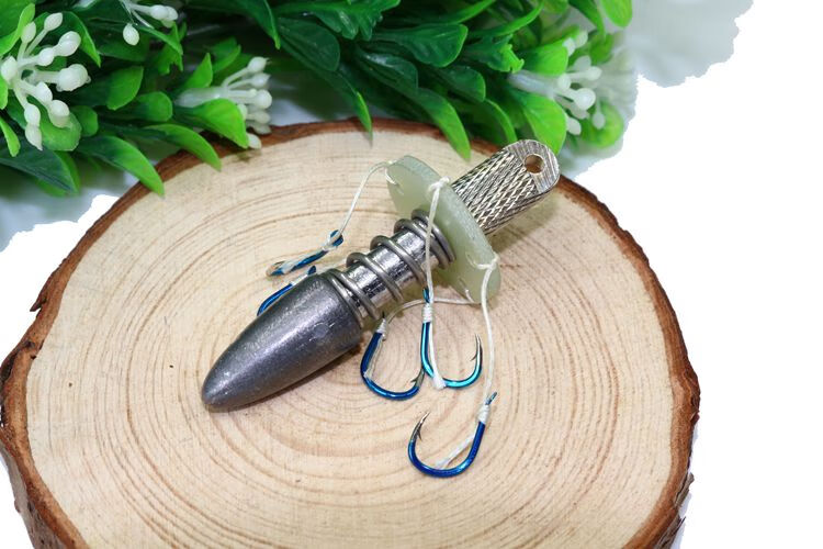 鱼钩绑好可换钩新款乌头钩神经钓组串钩鱼钩爆炸钩神钩筏钓钩弹簧 6钩