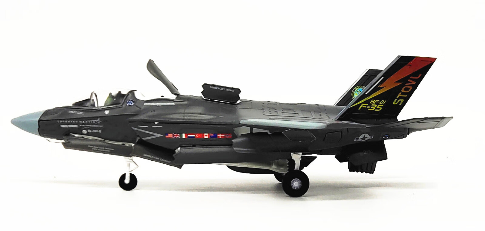 f35战斗机航模收藏 1:72空军f35b隐形模型飞机轰炸机合金仿真成品摆件