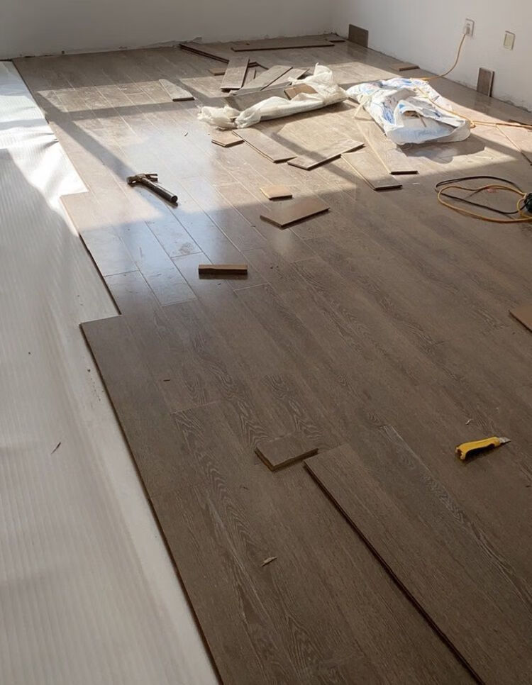 木地板防潮垫实装修防潮膜铝膜珍珠棉复合加厚铝箔保护地暖防水 铝膜