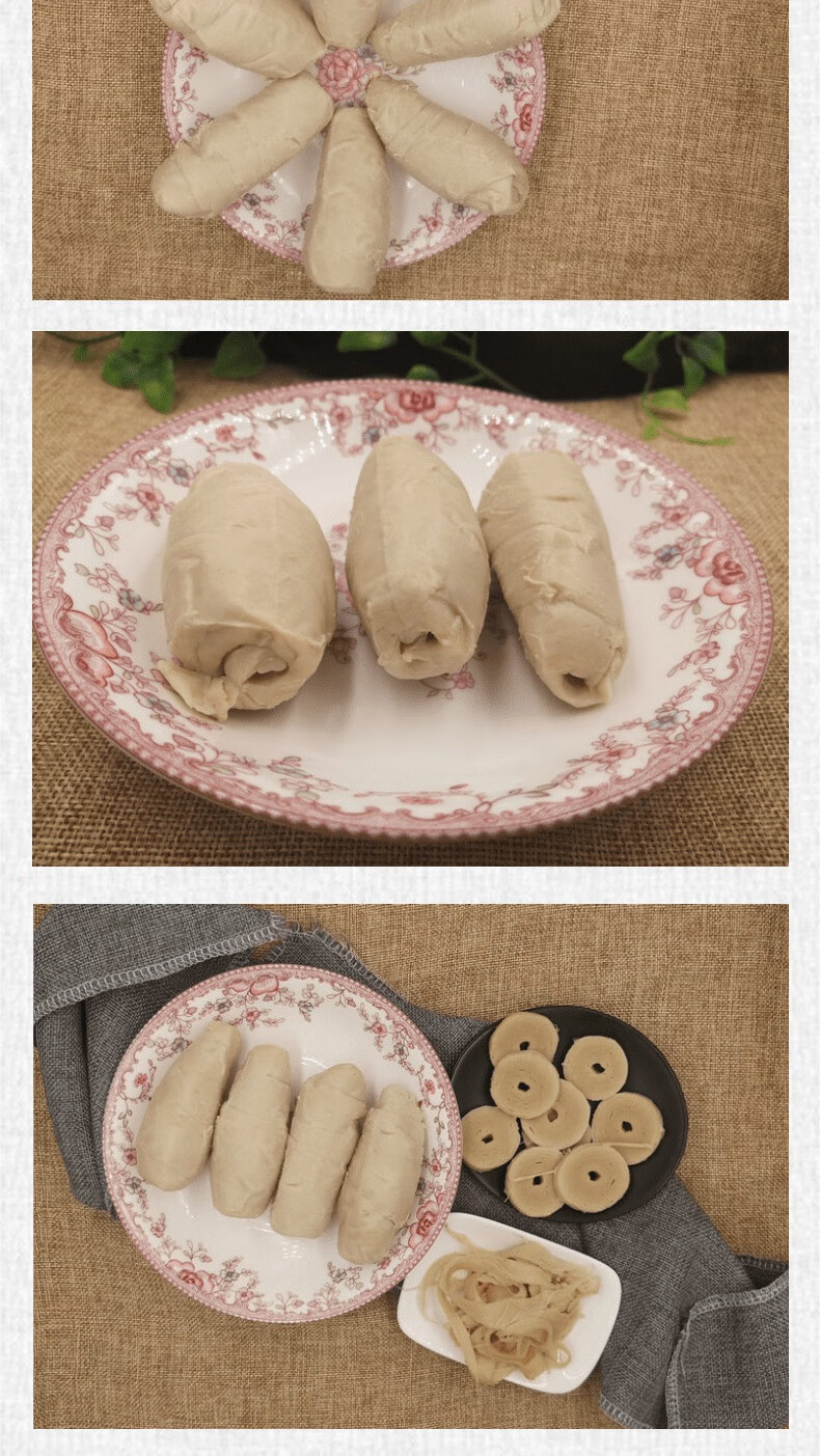 烤面筋手工大面筋 烧烤素面筋水洗面筋串卤菜关东煮水面筋商用款半