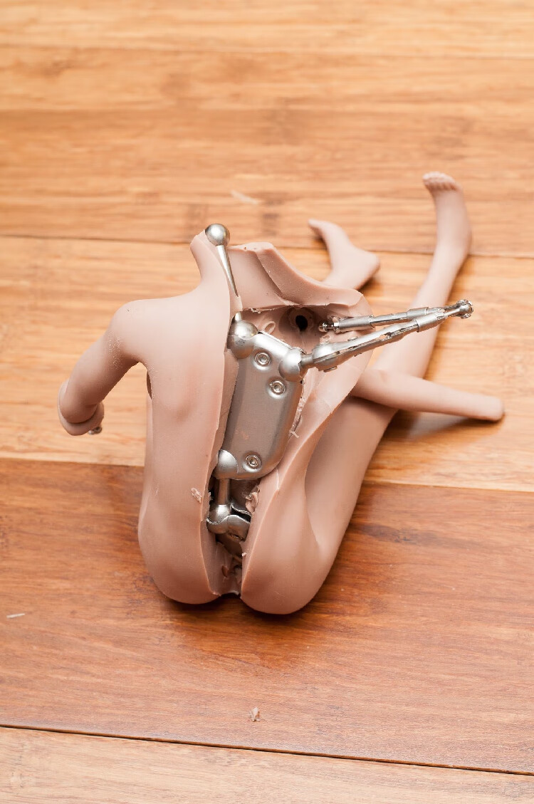 6女钢骨包胶女素体 s07c s32a(长腿宅肩美白大胸可拆脚 刻画生理细节)