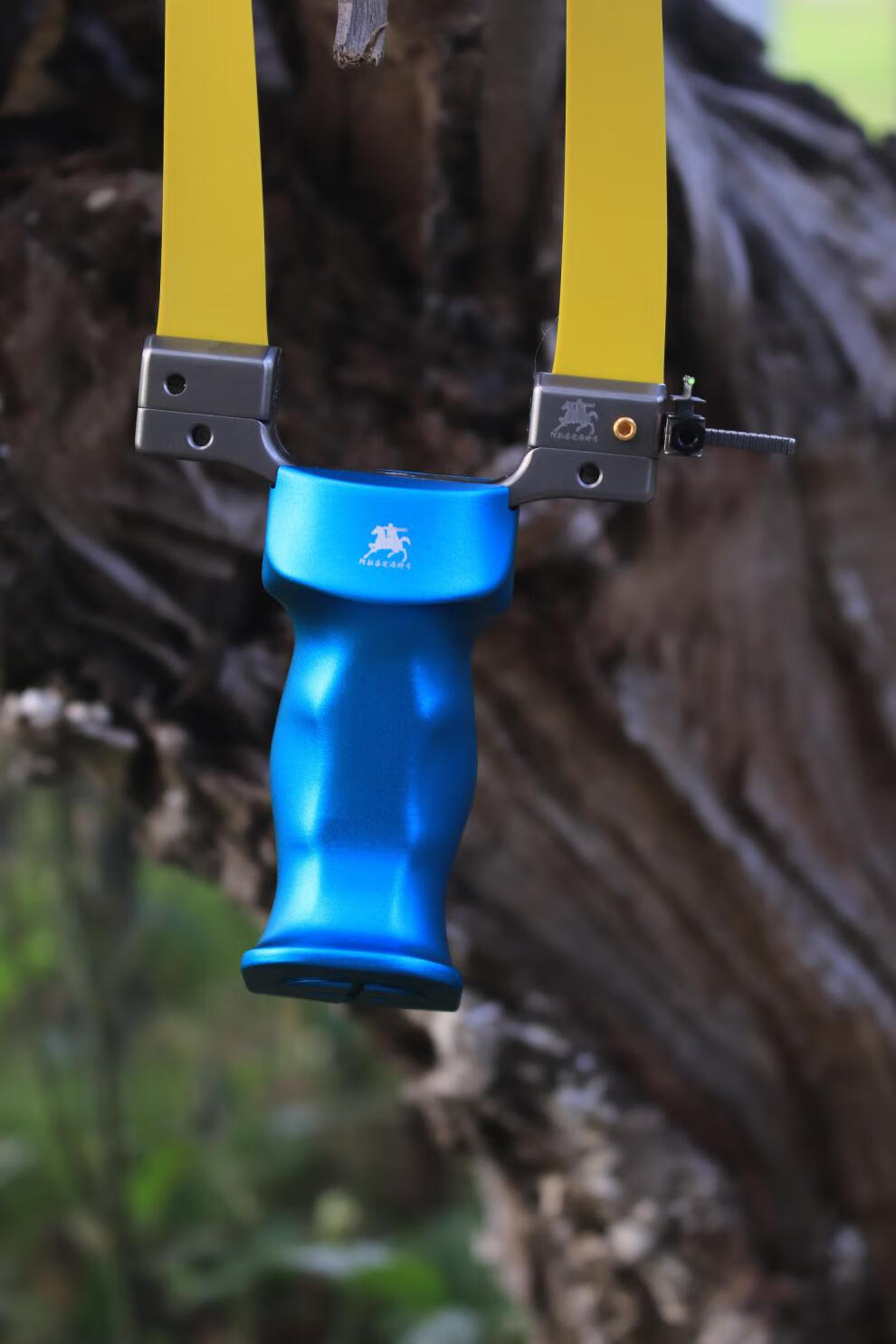 【可发新疆】阿拉善玉皇大帝二代钛合金扁皮筋弹弓竞技弹弓强力高精准