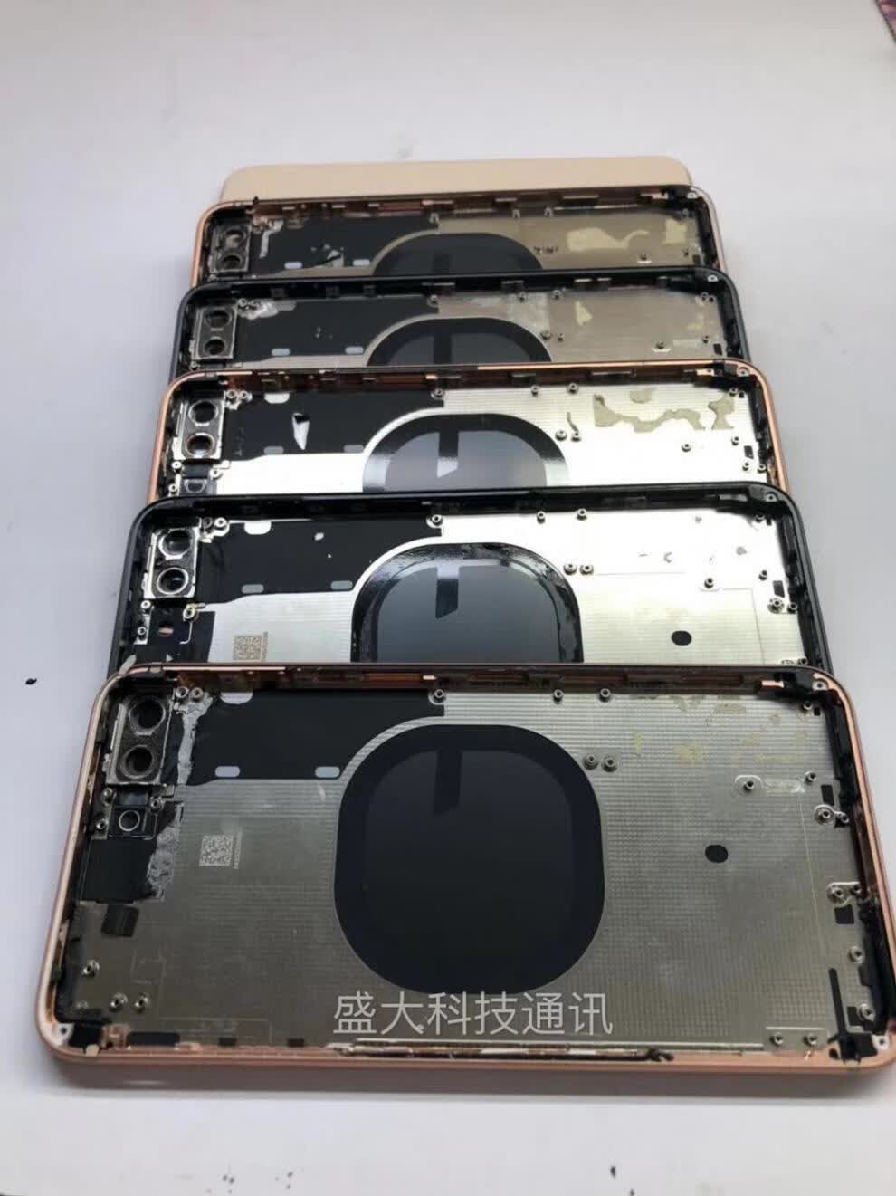 适用苹果x原装拆机玻璃后盖iphone8p拆机后盖中框后壳8代拆机外壳总成
