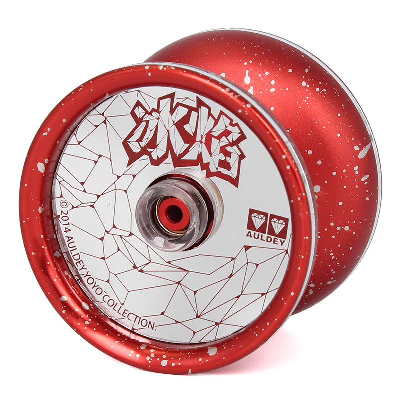 悠悠球冰焰s火力少年王5金属溜溜球光子精灵冰魄寒冰团购 金红寒冰 5