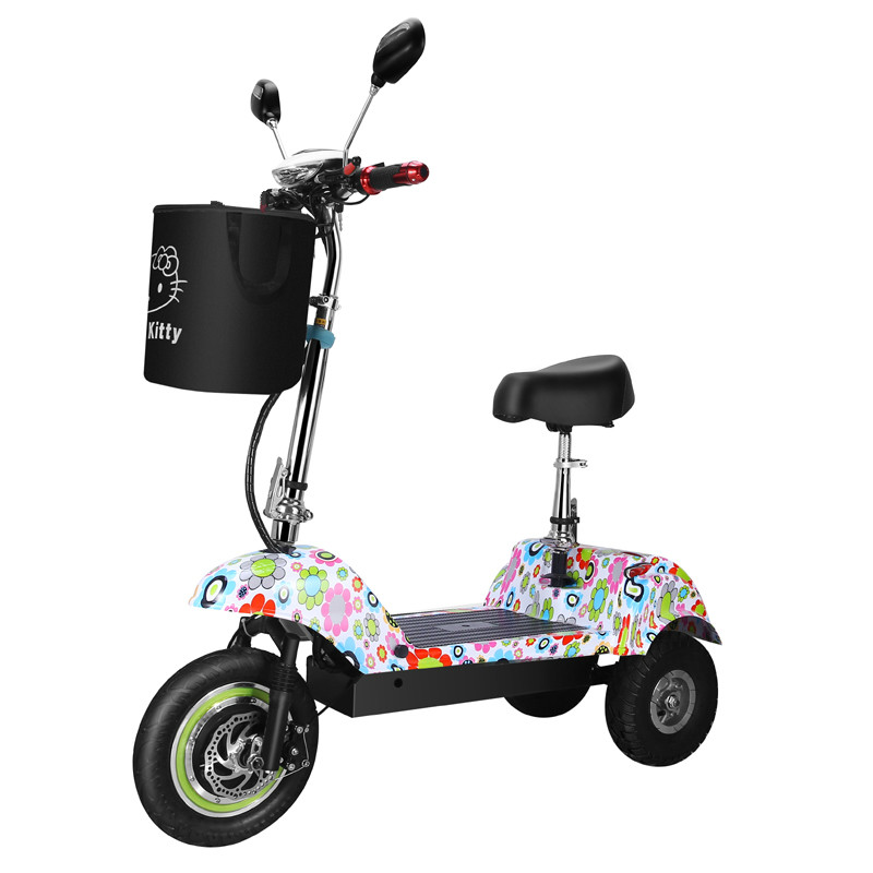 官方新品 雅迪迷你电动三轮车女士折叠电瓶车锂电成人电动车同款小型